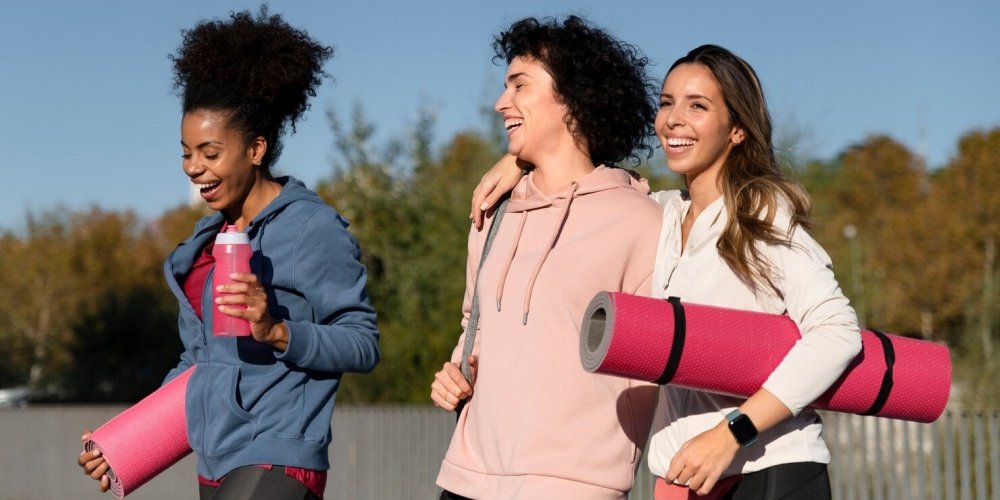 3 femmes en route pour le sport